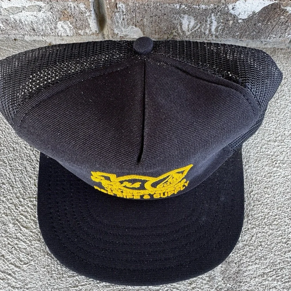 Ruud Water Heaters Hat Cap 100 Yrs Snapback Trucker Black Made in‎ USA Vtg